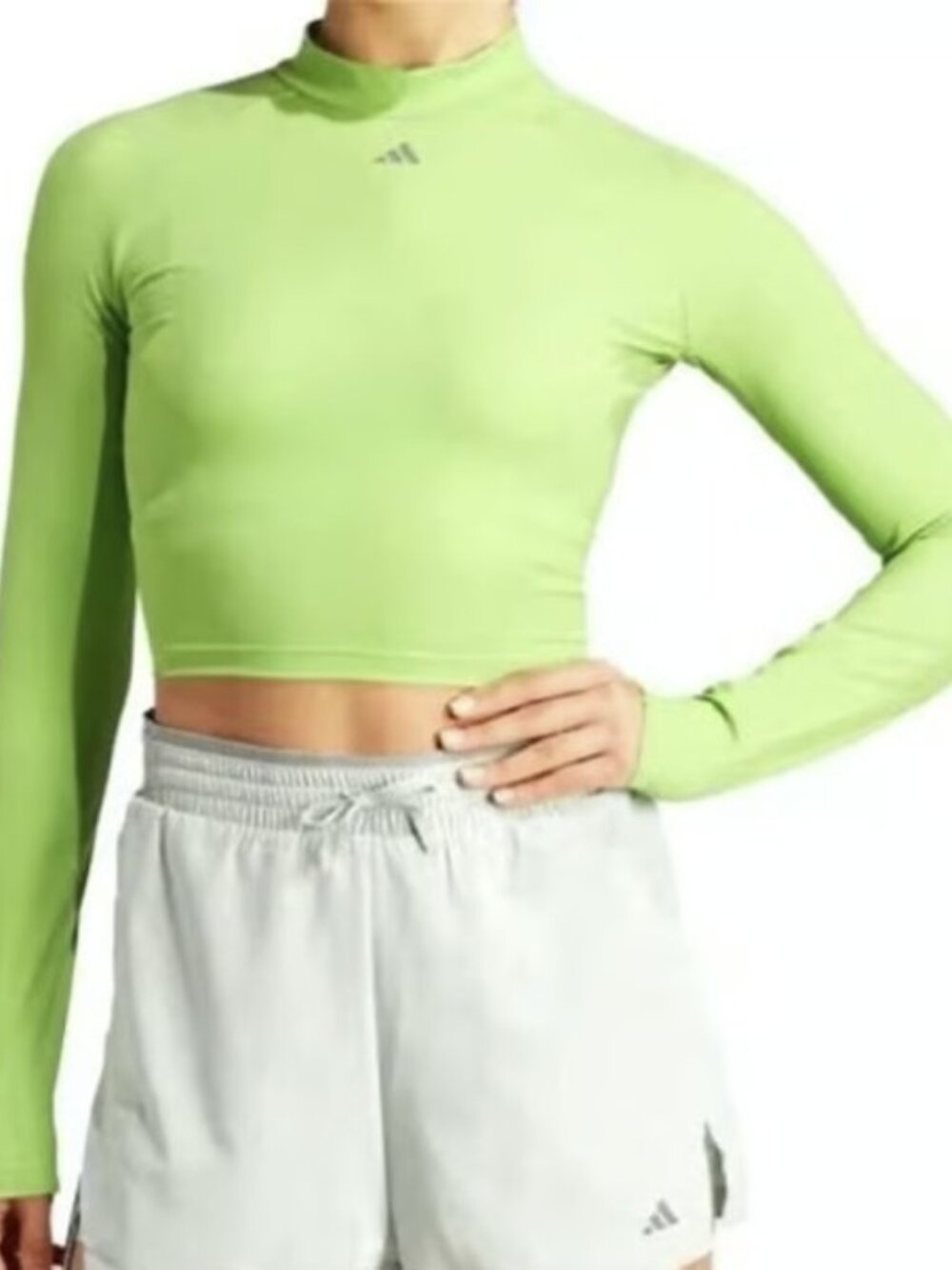 NWOT Adidas HIIT HEAT.RDY Long Sleeve Crop Top – Women’s XS